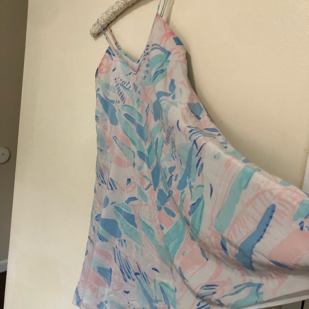 Lilly Pulitzer clara silk abstract printed slip dress - Picture 10 of 16
